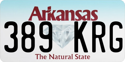AR license plate 389KRG
