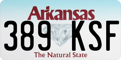 AR license plate 389KSF