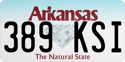 AR license plate 389KSI