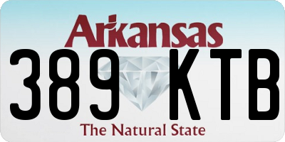 AR license plate 389KTB