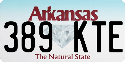 AR license plate 389KTE