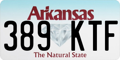 AR license plate 389KTF