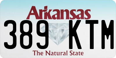 AR license plate 389KTM
