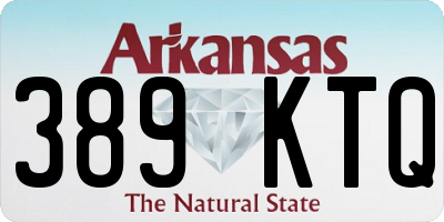 AR license plate 389KTQ