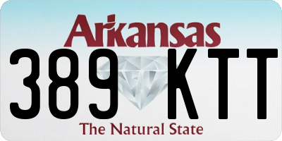 AR license plate 389KTT