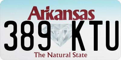 AR license plate 389KTU