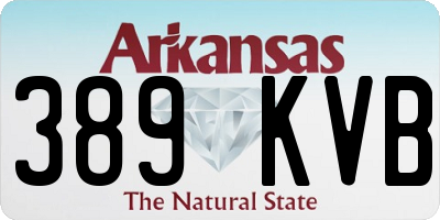 AR license plate 389KVB