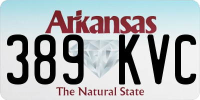 AR license plate 389KVC