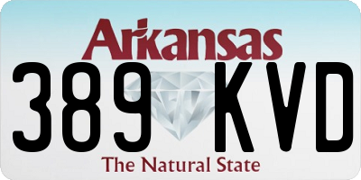 AR license plate 389KVD