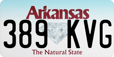 AR license plate 389KVG