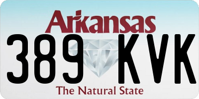 AR license plate 389KVK