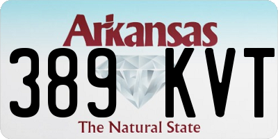 AR license plate 389KVT
