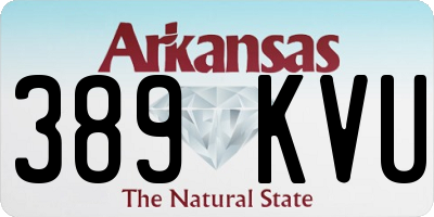 AR license plate 389KVU