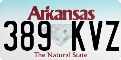 AR license plate 389KVZ