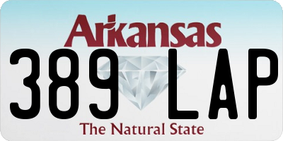 AR license plate 389LAP