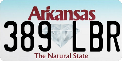 AR license plate 389LBR