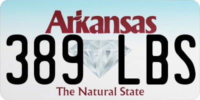 AR license plate 389LBS