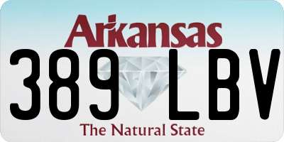 AR license plate 389LBV