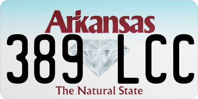 AR license plate 389LCC