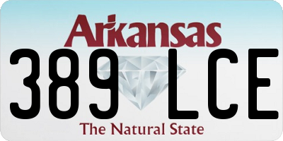 AR license plate 389LCE