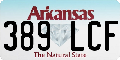 AR license plate 389LCF