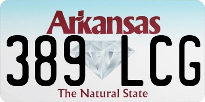 AR license plate 389LCG
