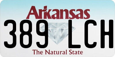 AR license plate 389LCH