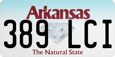AR license plate 389LCI