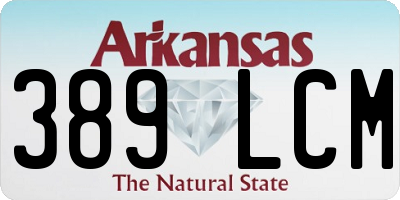 AR license plate 389LCM