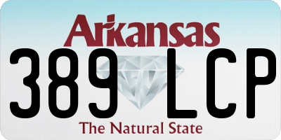 AR license plate 389LCP