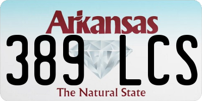 AR license plate 389LCS