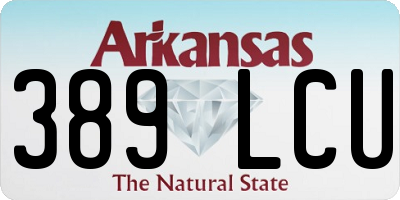AR license plate 389LCU