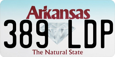 AR license plate 389LDP