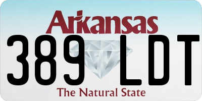 AR license plate 389LDT