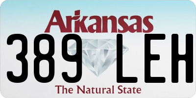 AR license plate 389LEH
