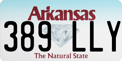 AR license plate 389LLY