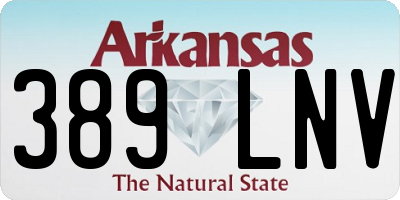 AR license plate 389LNV