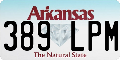 AR license plate 389LPM