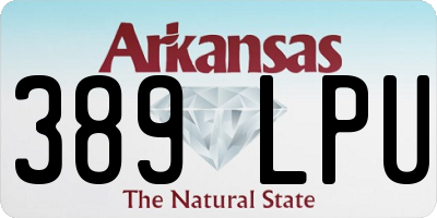 AR license plate 389LPU