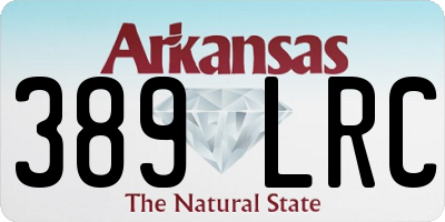 AR license plate 389LRC