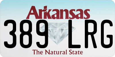 AR license plate 389LRG