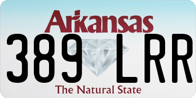 AR license plate 389LRR