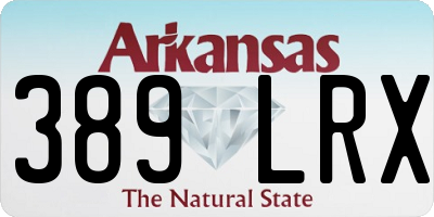 AR license plate 389LRX