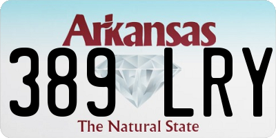 AR license plate 389LRY