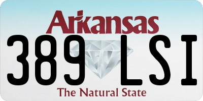AR license plate 389LSI