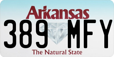 AR license plate 389MFY