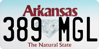 AR license plate 389MGL