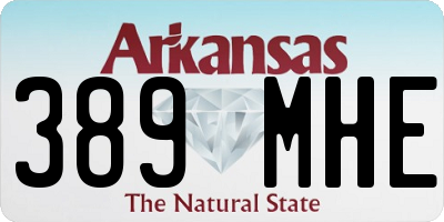 AR license plate 389MHE