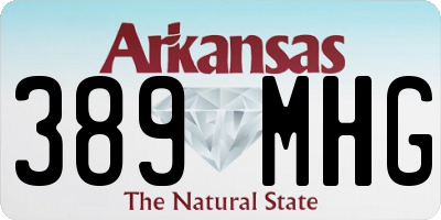 AR license plate 389MHG