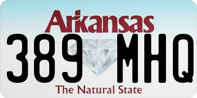 AR license plate 389MHQ